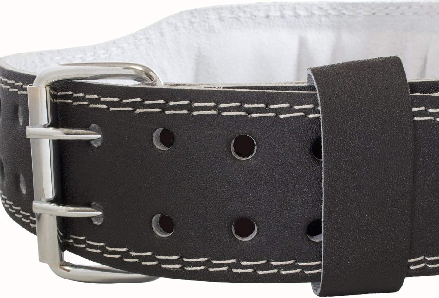 Grizzly Fitness Pacesetter Padded Leather Weightlifting Belt - 6" | Suede Lining | Padded for Extra Comfort | Used by Pros | Won't Dig into Hips or Back | Training Belt for Improved Biomechanics