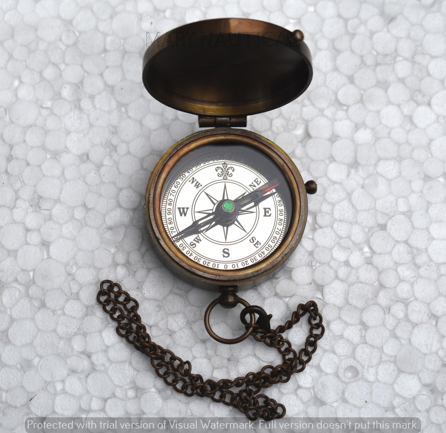'I Know The Plans I Have for You' – Jeremiah 29:11 Engraved Brass Compass | Christian Gift for Baptism, Confirmation, or First Communion