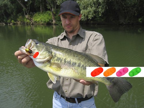 PESSILIN 40Pcs Catfish Rattle Bells, Fishing Double Rattle Bell Fishing Attractor, Catfish Rattles for Fishing, Fishing Alarm Tools