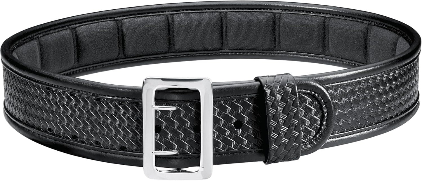 Bianchi 7965 Black Ergotek Sam Browne Belt with Chrome