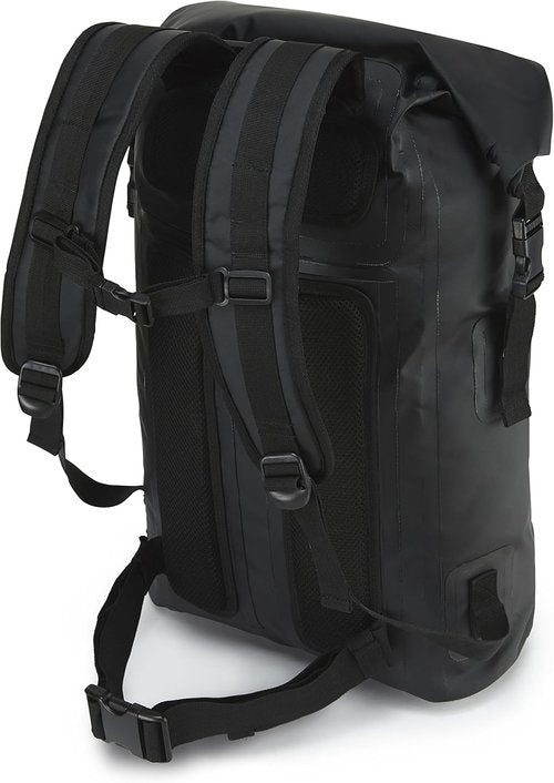 JDC Motorcycle Rucksack 100% Waterproof Dry Bag 30L - REFLECTOR - Black