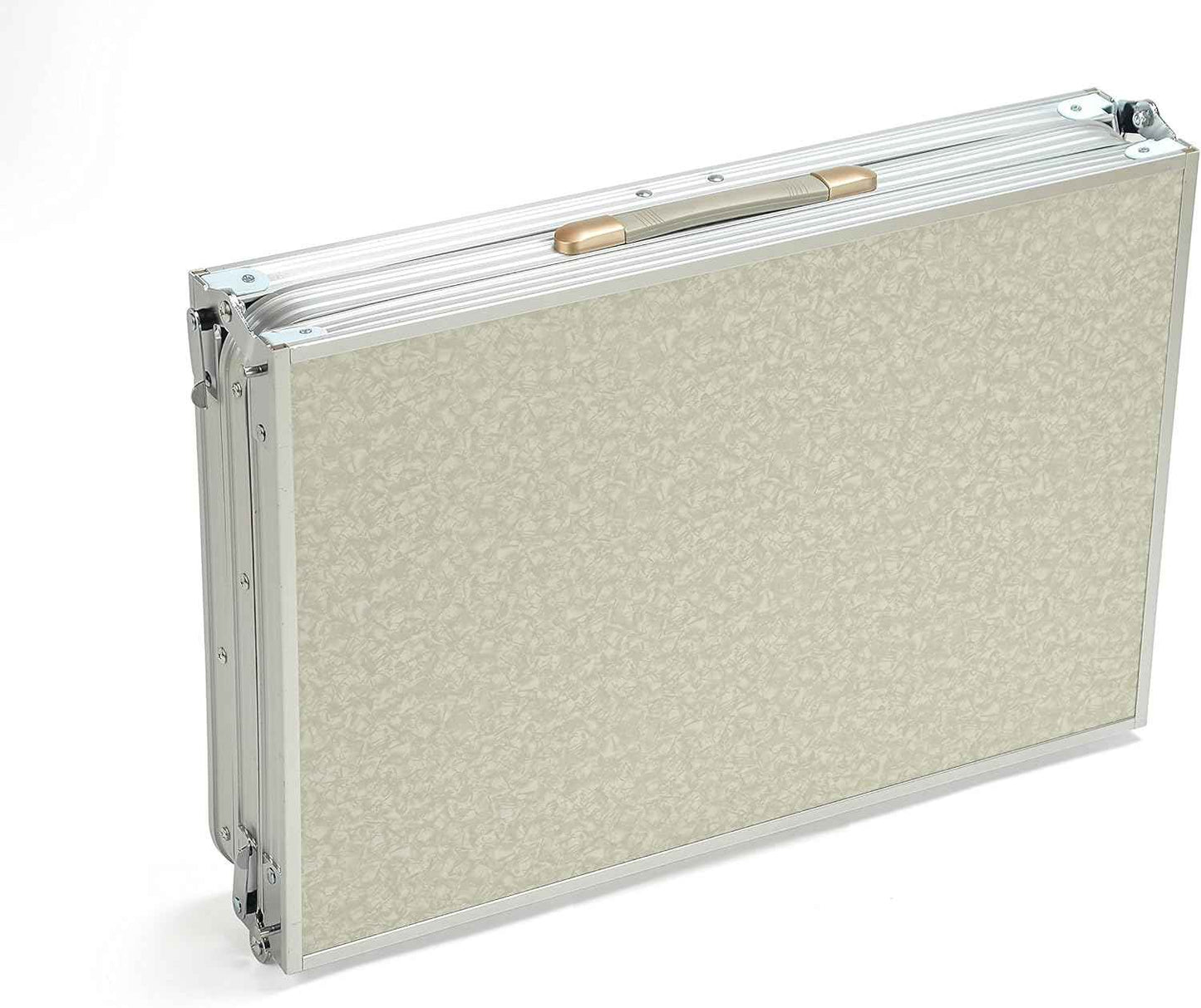 Portable Adjustable Aluminum Folding Table - Lightweight & Versatile for Outdoor Use