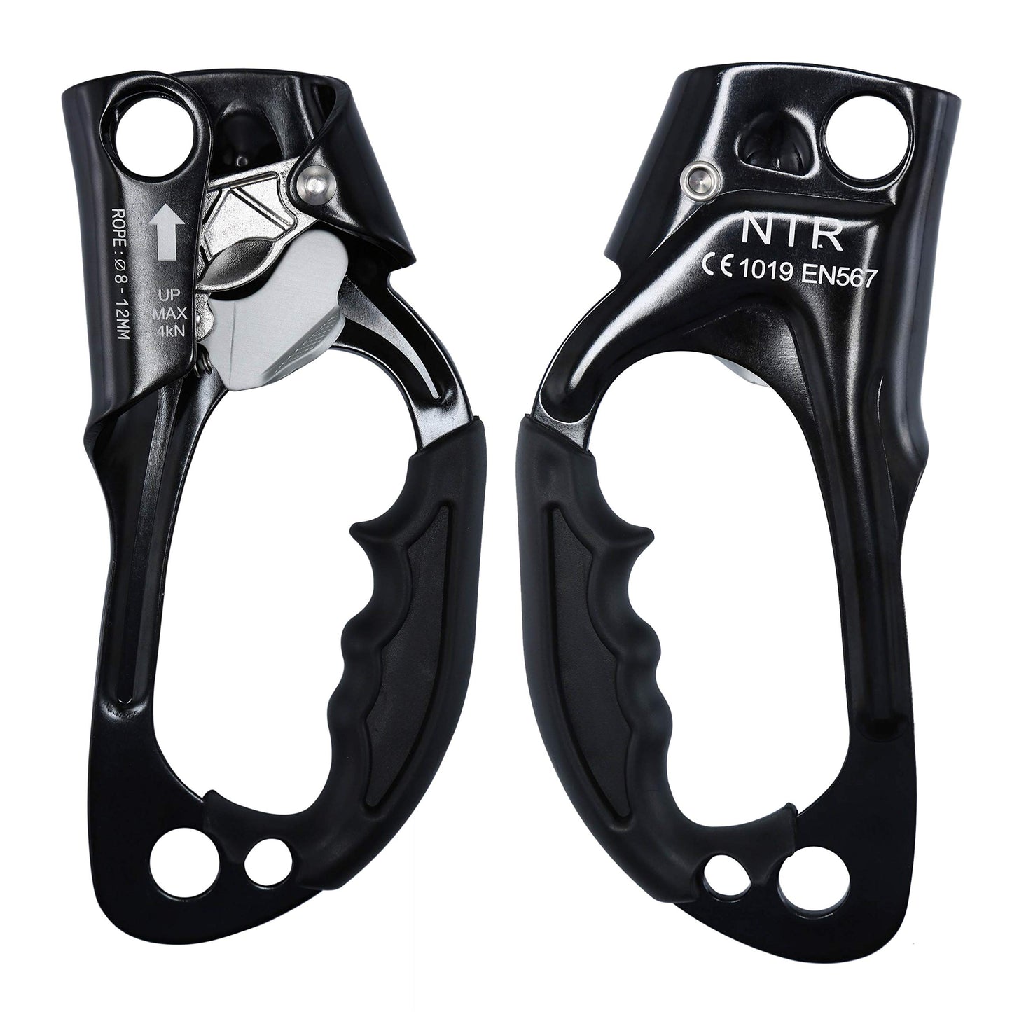 WILDKEN Climbing Hand Ascender, Fall Protection Belay Device Climbing Rope Grab for Rock Climbing Mountaineering Tree Arborist Expedition Caving Rescue Aerial Work