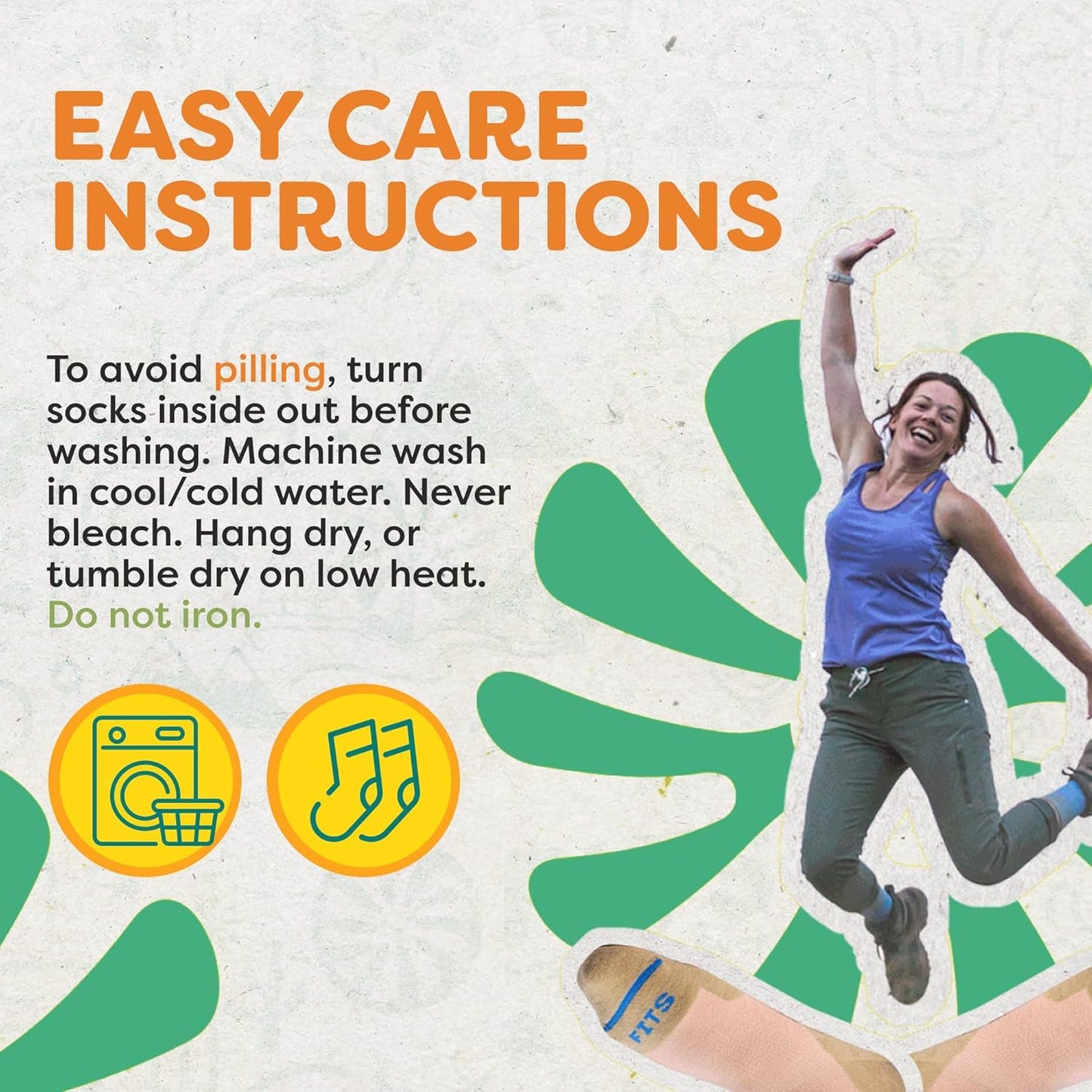 FITS Teton Light Hiker Merino Wool Crew Socks For Men and Women, Lightweight, Breathable, Whole Foot Comfort