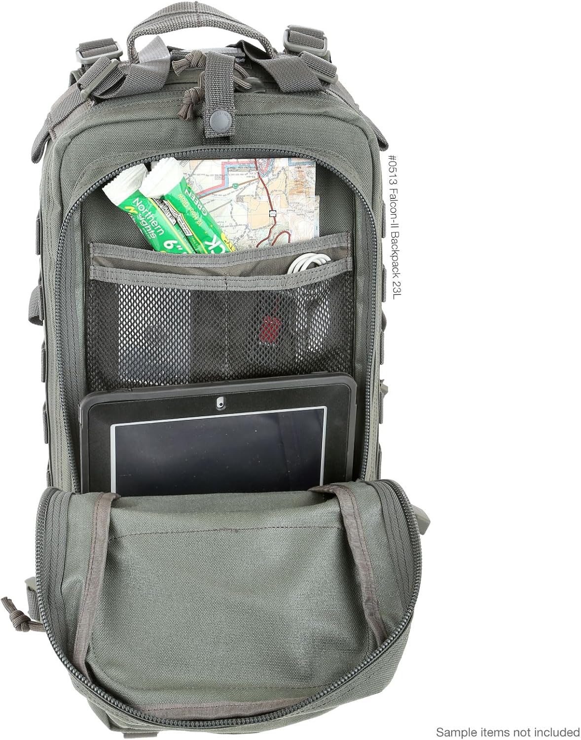 MAXPEDITION Falcon-II Backpack, 23L Tactical Backpack, Survival Pack, Bug Out Bag, MOLLE Go Bag for EDC, 0513