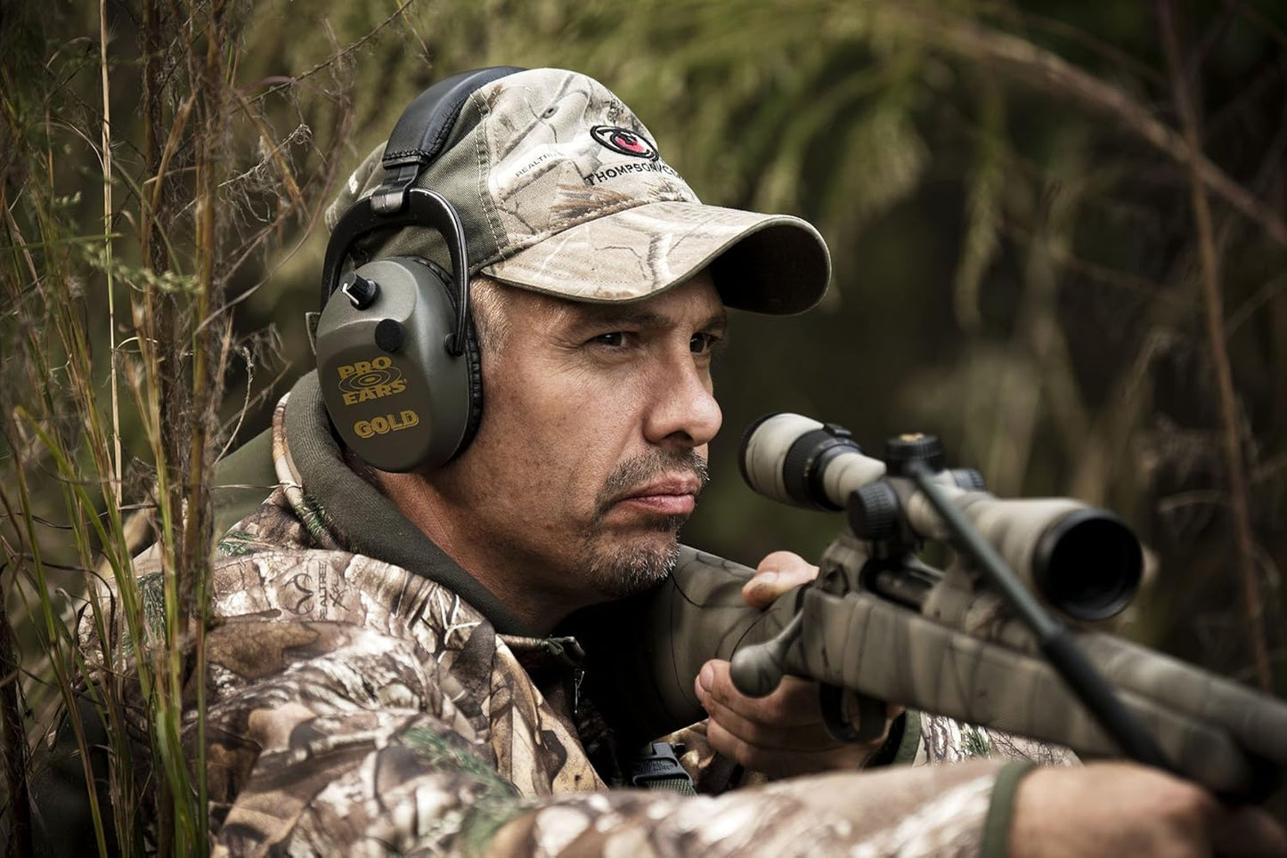 Pro Ears - Stalker Gold - Electronic Hearing Protection and Amplification Earmuffs