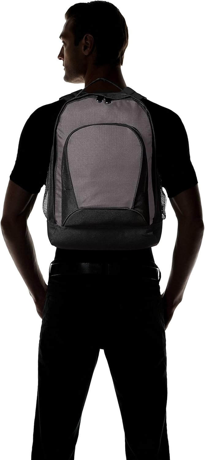 Augusta Sportswear Ripstop Backpack, One Size, Black/Black