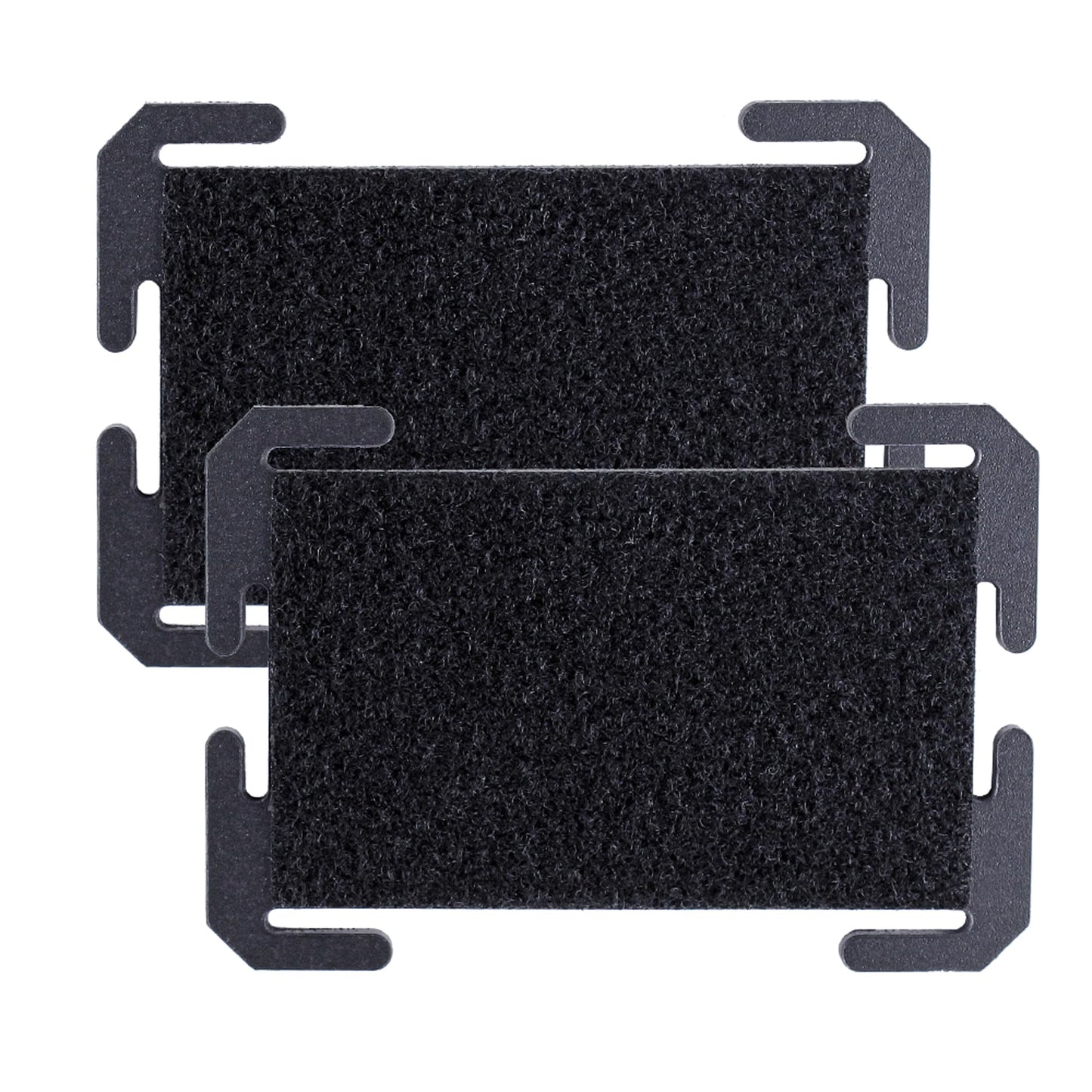 JX Tacfancier Patch Board Molle Patches Panel, 2 Pack Patch Display Board Rigid Hook and Loop, Name Patch Display Holder Tactical Backpack Accessories