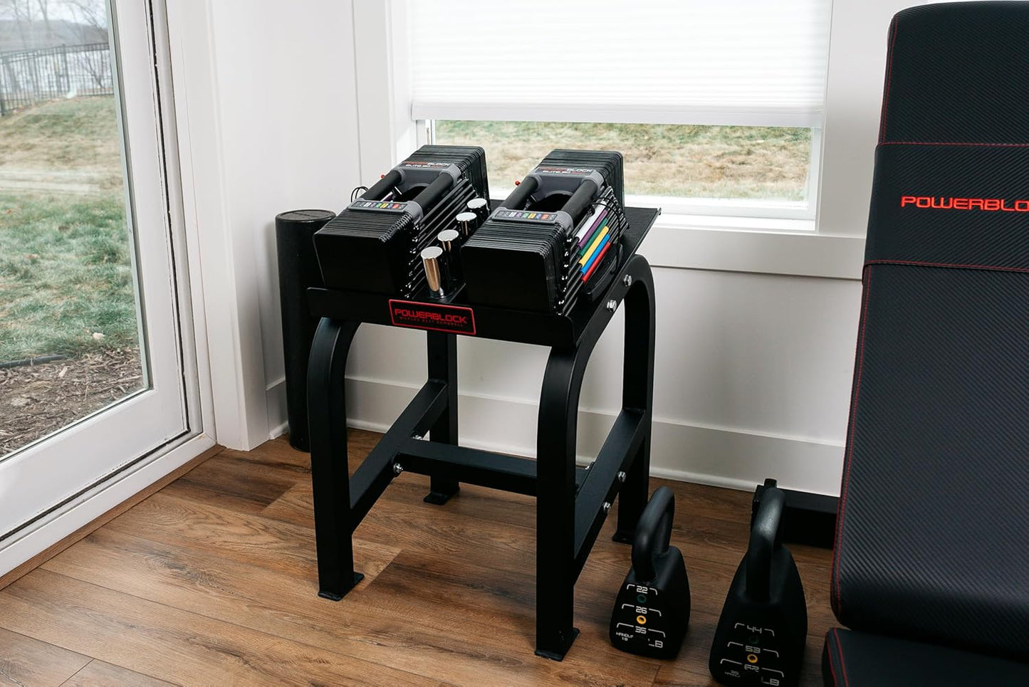 PowerBlock Home Rack Stand, Dumbbell Rack & Weight Rack Without Tray