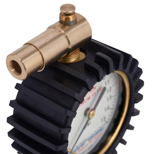 Accu-Gage Fat Bike Presta Valve Low Pressure Bicycle Tire Gauge, 15psi