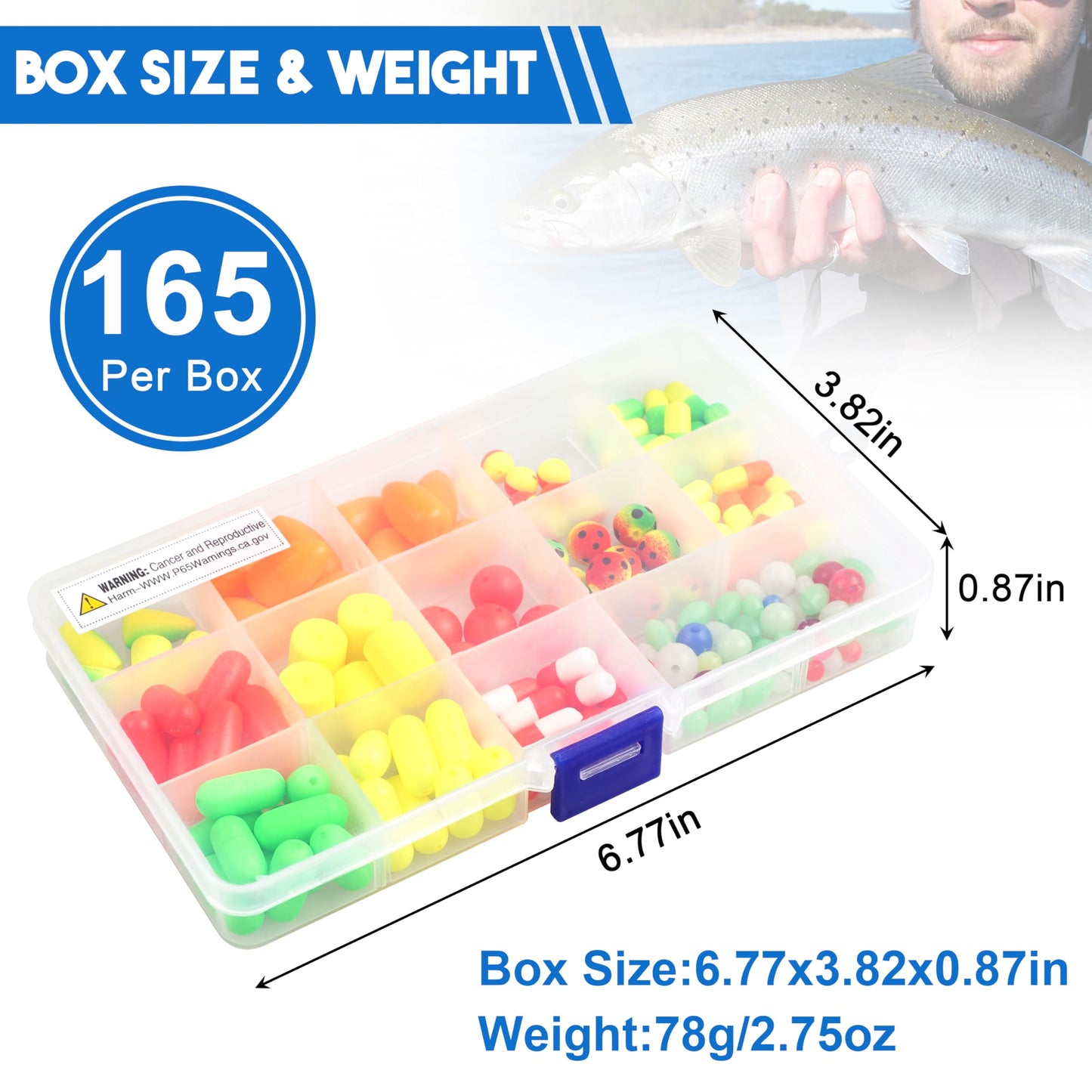 165pcs Pompano Rig Kit, Foam Snell Floats and Beads Surf Fishing Live Bait Walleye Rig Making Accessories or Trout Catfish Walleye