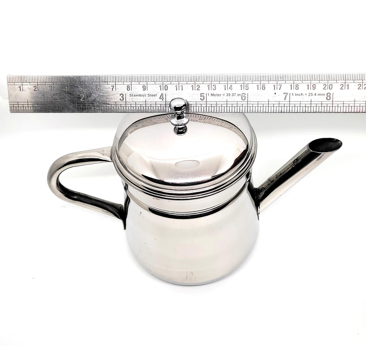 KERAM Percolator Coffee Pot, 13.52 fl oz / 400 ml, 6-8 Cup Capacity, Stainless Steel, portable coffee maker for camping pour over non electric