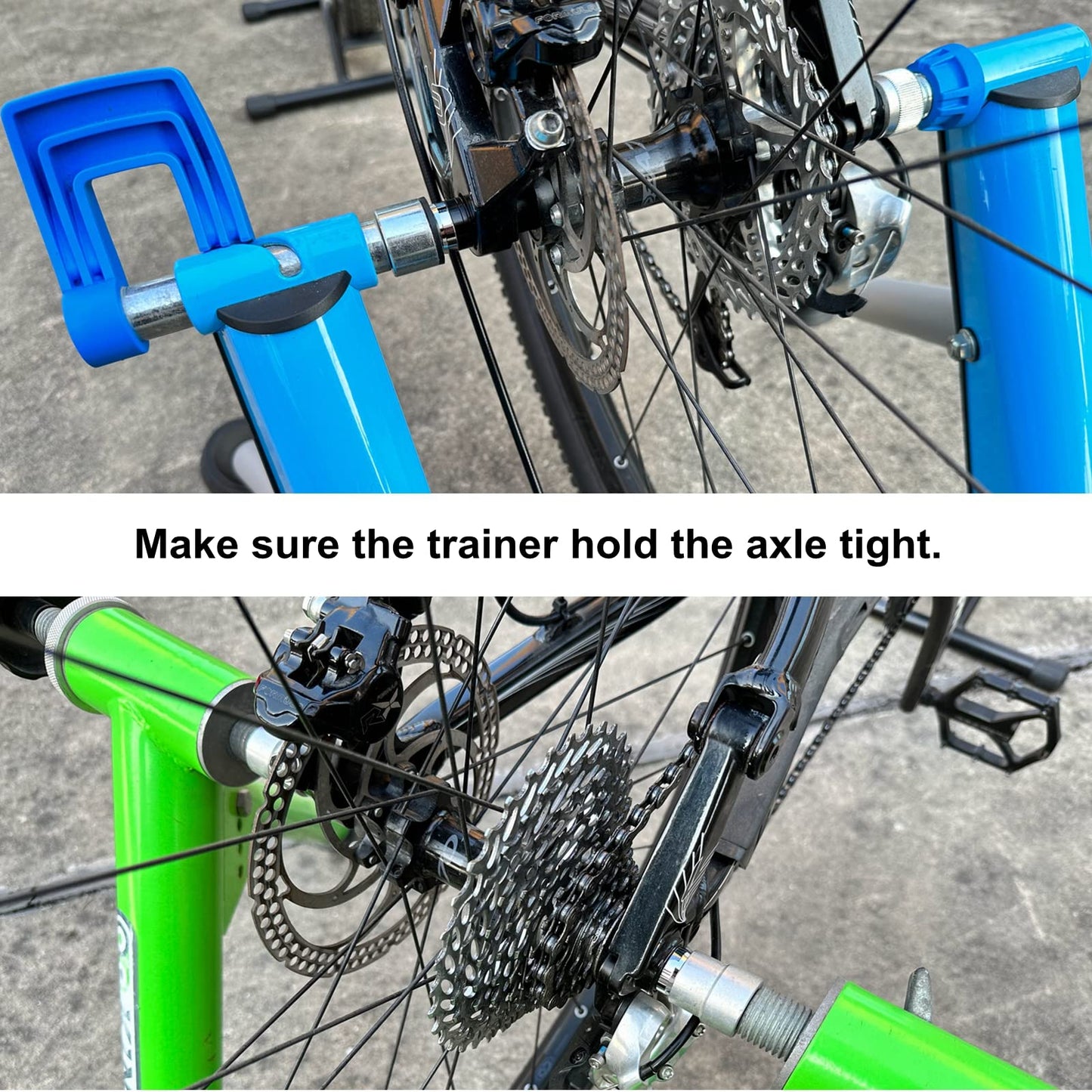 Bike Trainer Thru Axle Adapter for Bicycle Indoor Trainers 12MM Axle 1.0/1.5/1.75 Thread Pitch Multiple Length (M12 167-1.0)