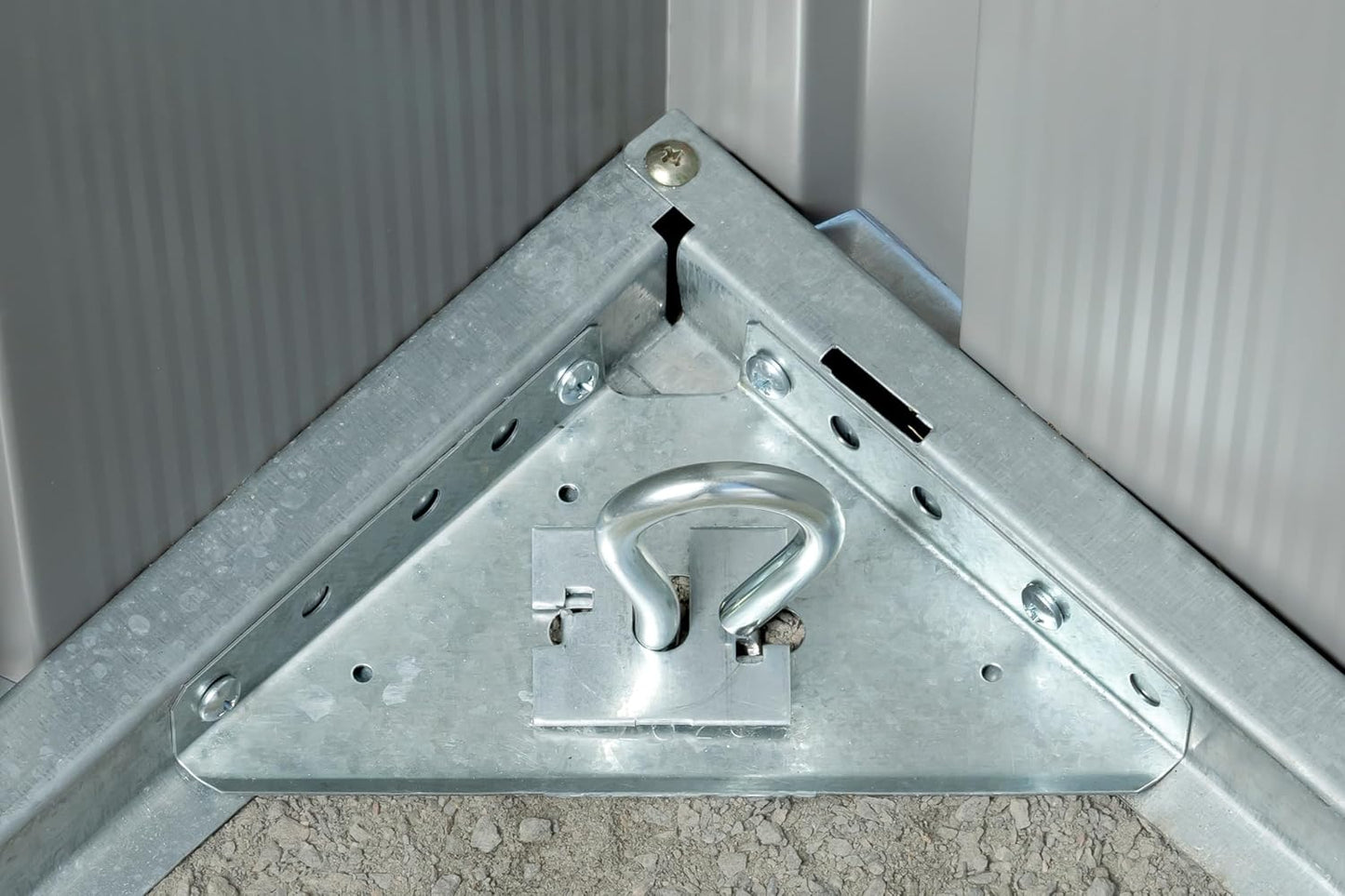 Arrow Shed AK600 Earth Anchor Kit, Steel-stainless