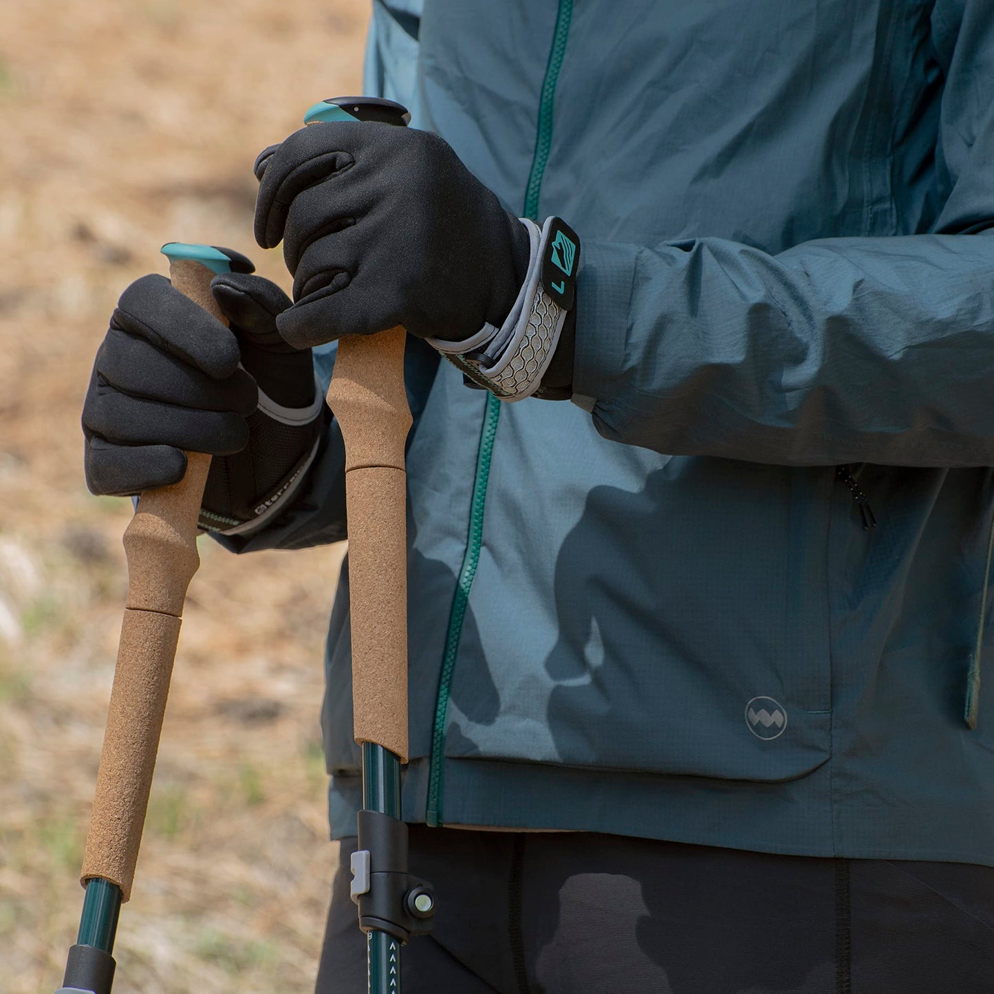 Terrain Alpha Vertex Carbon Trekking Poles, Walking and Hiking Sticks, Glacier Melt