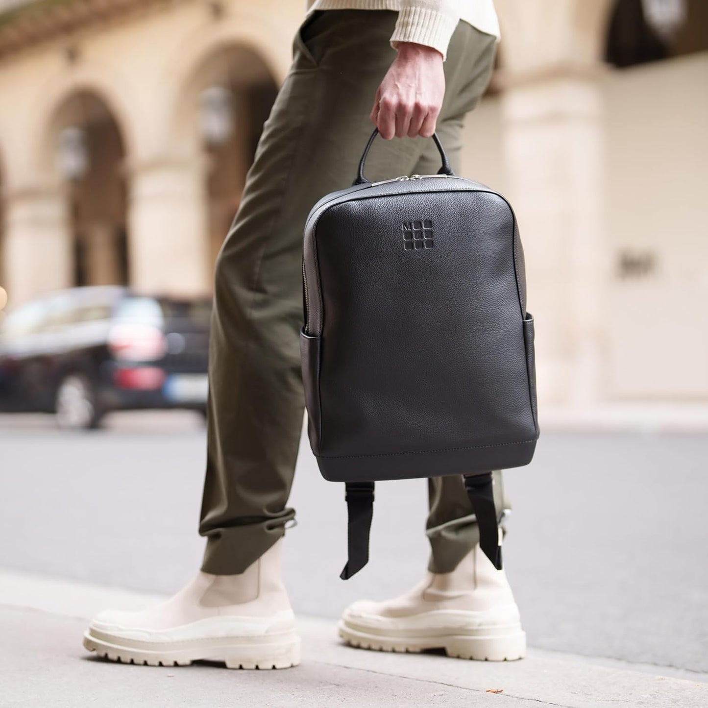 Moleskine Classic LTH Backpack BLK, Black, Talla única