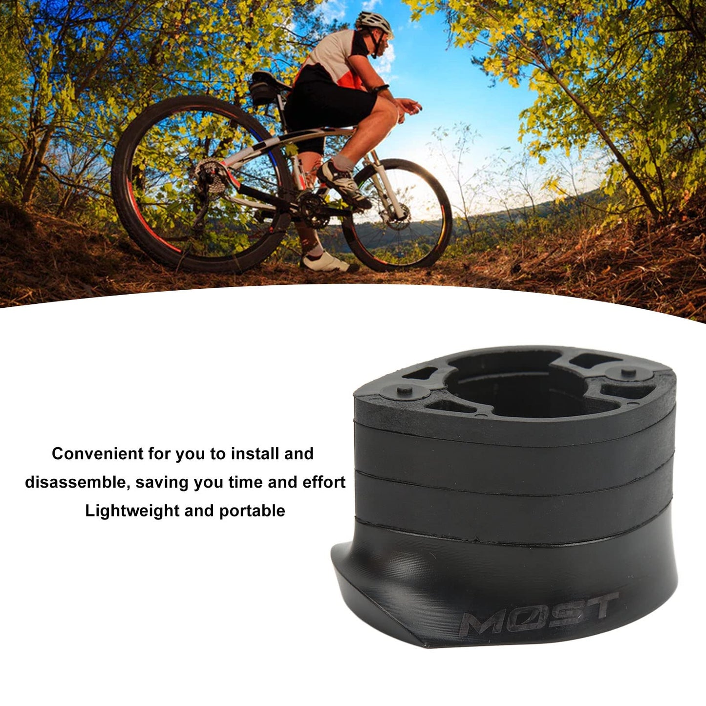 Alomejor Handlebar Gasket Road Handlebar Plastic Spacer Washer for F Series F8 F10 F12