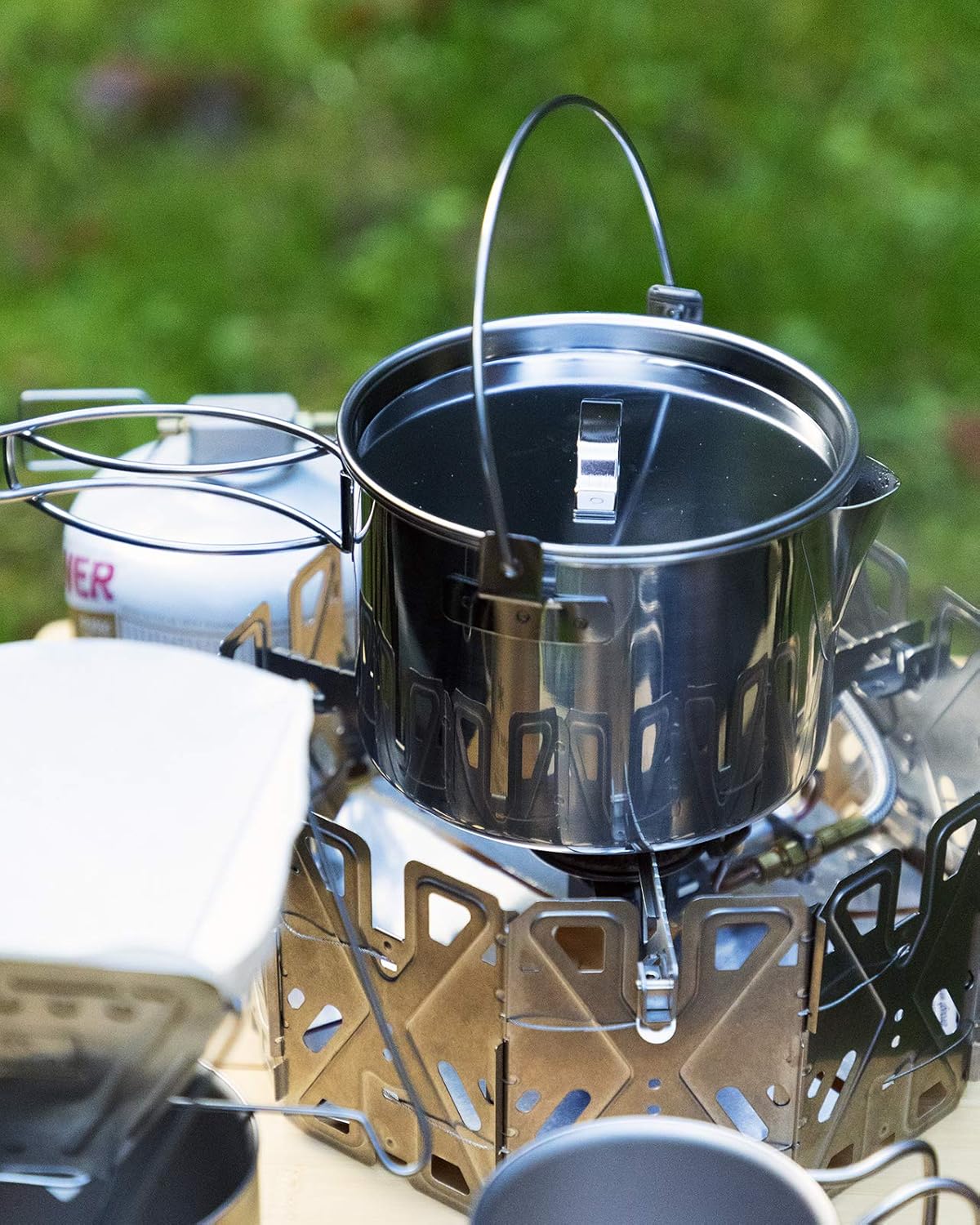Snow Peak Kettle No. 1 - Stainless Steel Kettle for Outdoor Cooking - Durable Camping Kettle for Camping & Hiking