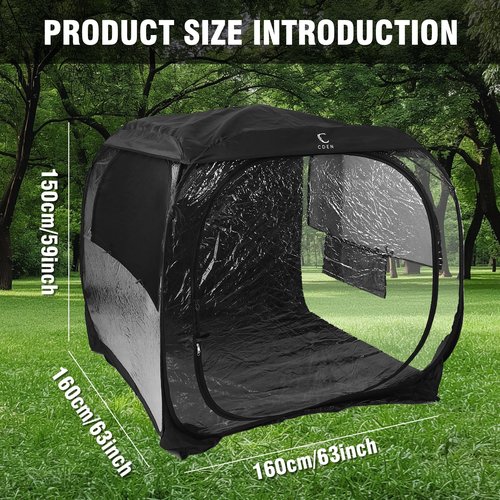 CDEN Sport Tent, Instant Tent, Changing Tents, Bubble Tents, Pop Up, with Sealed Floor, rain Fly, for Sports, Event, Camping (2-3 Person)