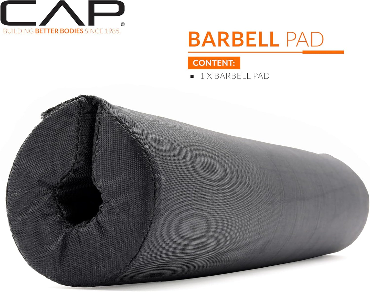 CAP Barbell Squat & Workout Bar Pad – Cushioned Neck & Shoulder Support for Standard & Olympic Bars
