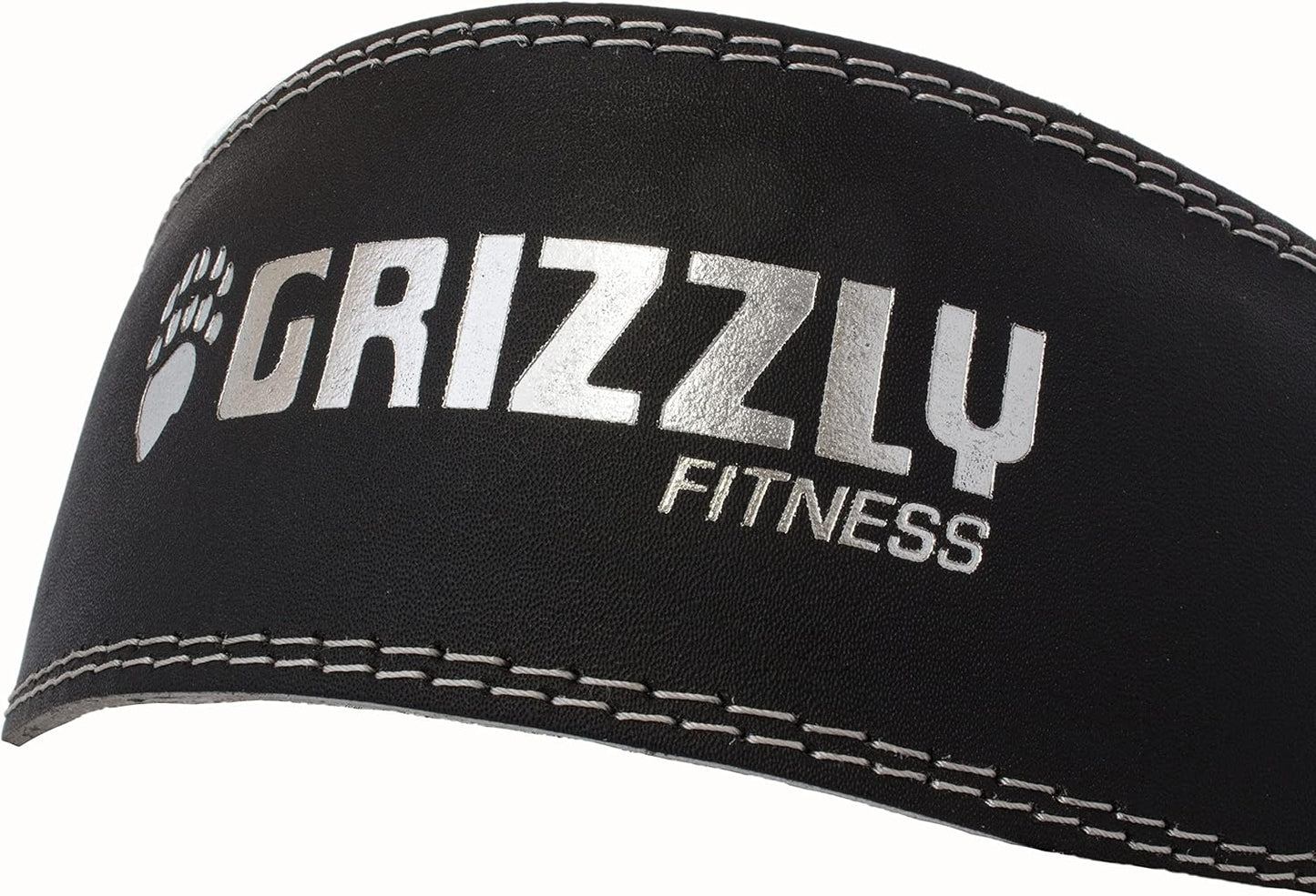Grizzly Fitness Pacesetter Padded Leather Weightlifting Belt - 6" | Suede Lining | Padded for Extra Comfort | Used by Pros | Won't Dig into Hips or Back | Training Belt for Improved Biomechanics