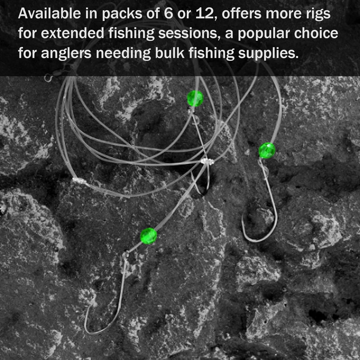 Eupheng High Low Saltwater Fishing Rigs Circle Hook/Bait Holder Hooks, Size #1/0#3/0#5/0 Hand Tied Hi/Lo Rigs for Fluke Snapper Croaker Sea Trout Tautog Pompano