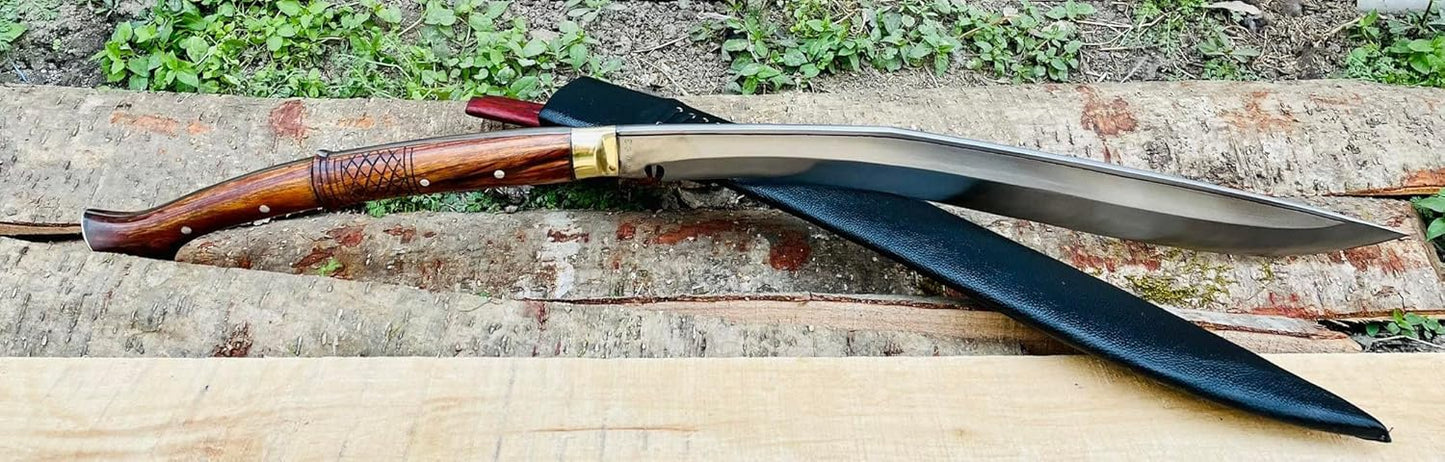 Farmer Using 20 inch kukri | Brush craft, Daily using Handmade Khukuri Knife Nepal Zombie Apocalypse Chopper
