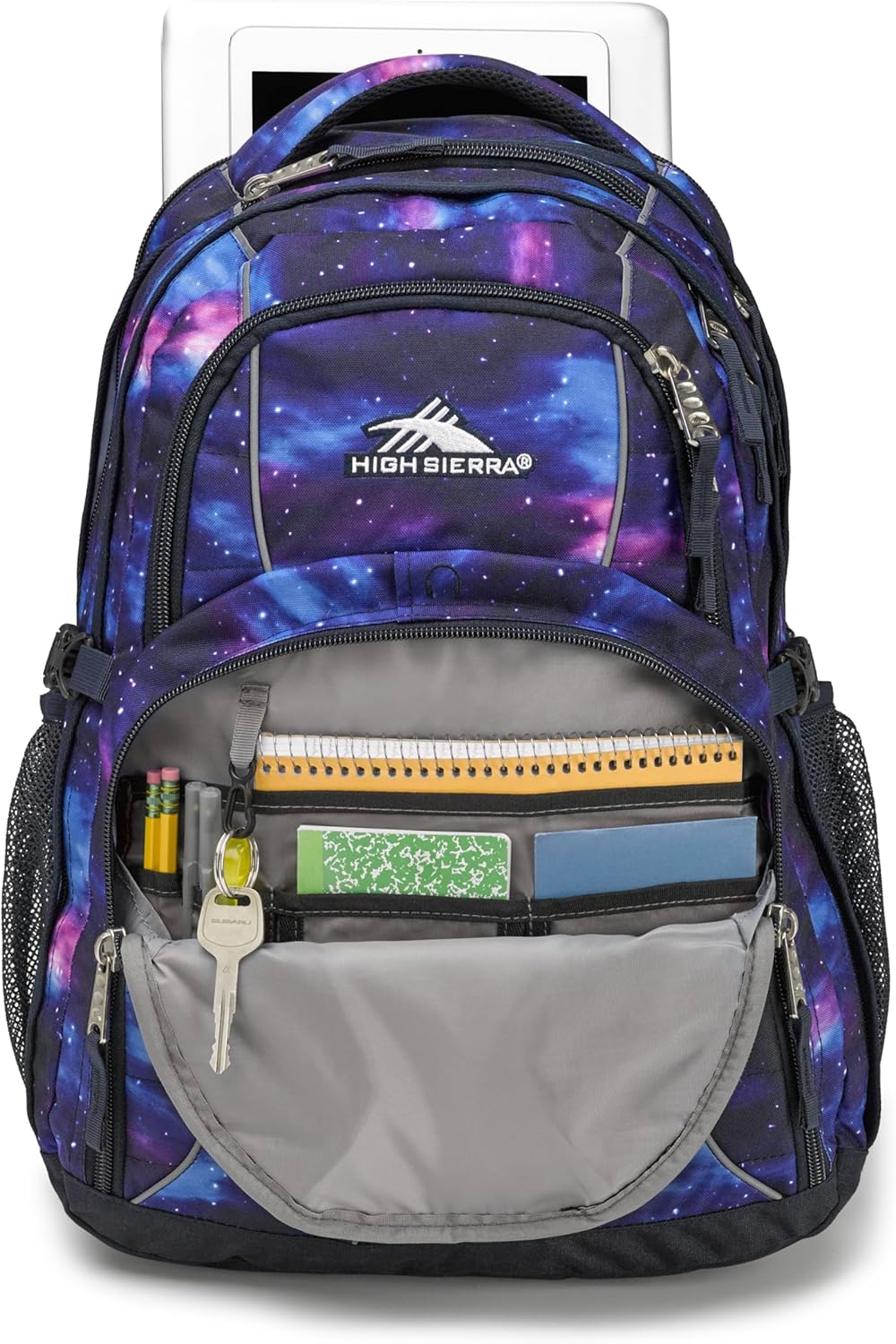 High Sierra Swerve Laptop Backpack, Crimson/Black, One Size
