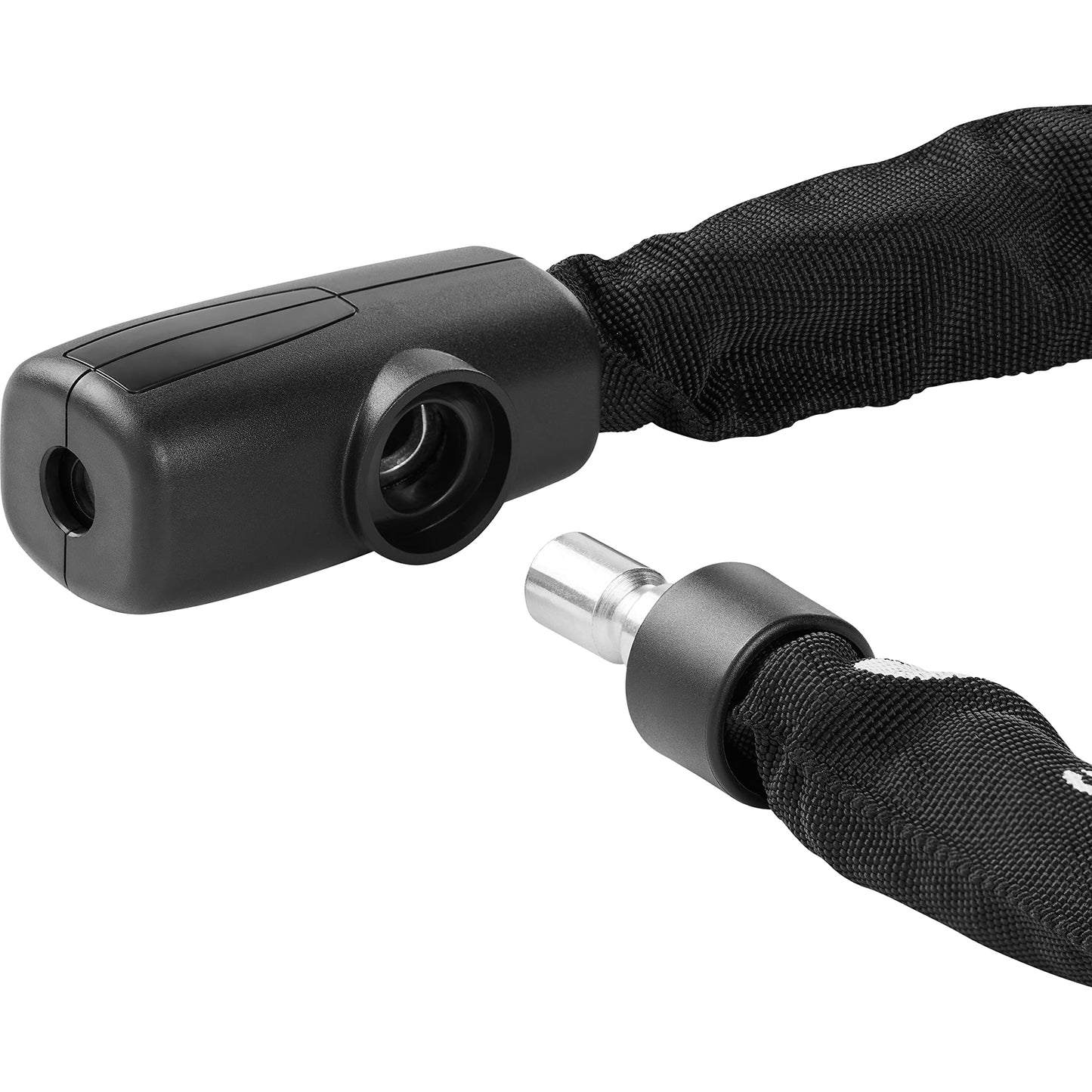 Retrospec Hero Bicycle Chain Lock with Key, Heavy Duty Anti-Theft Bike Lock, 8mm 3' Cut Resistant 3T Manganese Steel Chain and Weather Resistant Nylon Sleeve