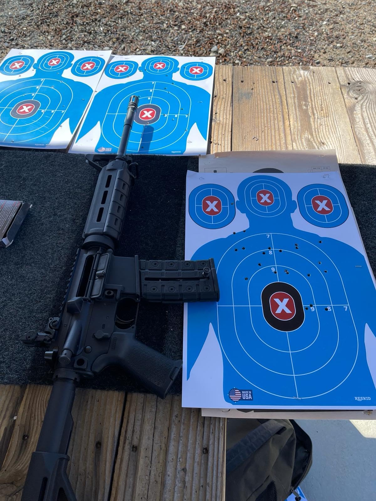 50-Pack 12x18in Shooting Targets Paper - Thick Cardstock - Easy-to-See Silhouette Targets for Handgun, BB Gun, Airsoft - Indoor/Outdoor Use (50)