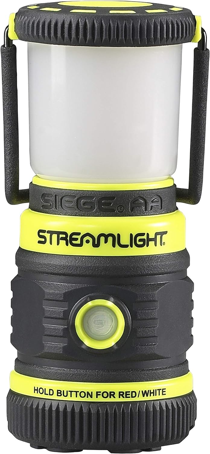 Streamlight 44931 Siege 540-Lumen Compact D Alkaline Outdoor Hand Lantern/Flashlight Combo, Coyote