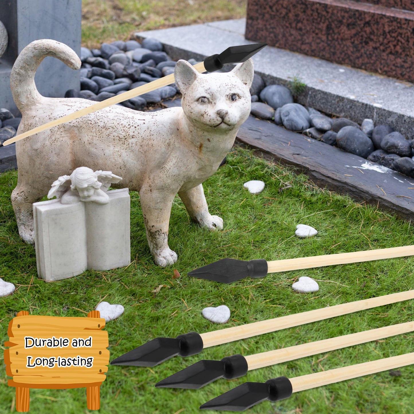 30 Pack Wooden Arrows with Soft Rubber Tips 17 Inch Wooden Toy Arrow Soft Rubber Tip Archery Bows for Beginners Archery Bows Outdoor Play