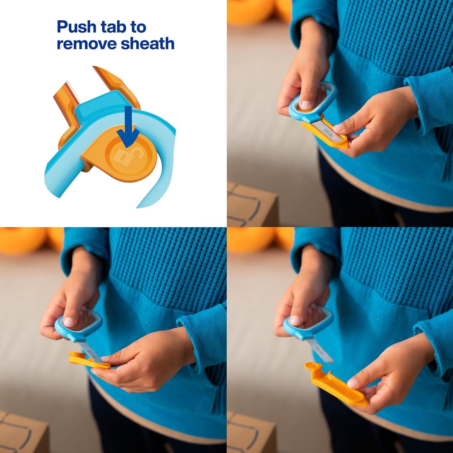 Fiskars Kids Junior Paper Trimmer – Turquoise Safe and Easy Paper Cutter for Crafting and School Projects 7 x 11.5 Inches