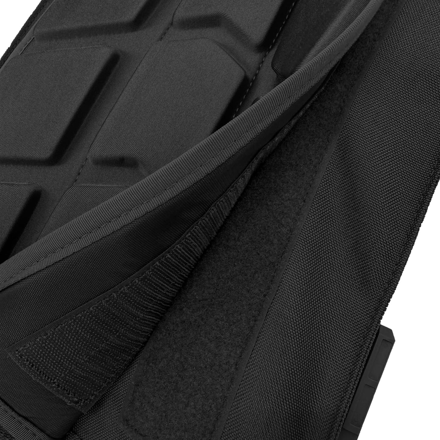 ULIONTAC EVA Foam Padding Breathable Soft Molded Insert Pad Tactical Accessories Gear Lightweight 2pcs (Black)