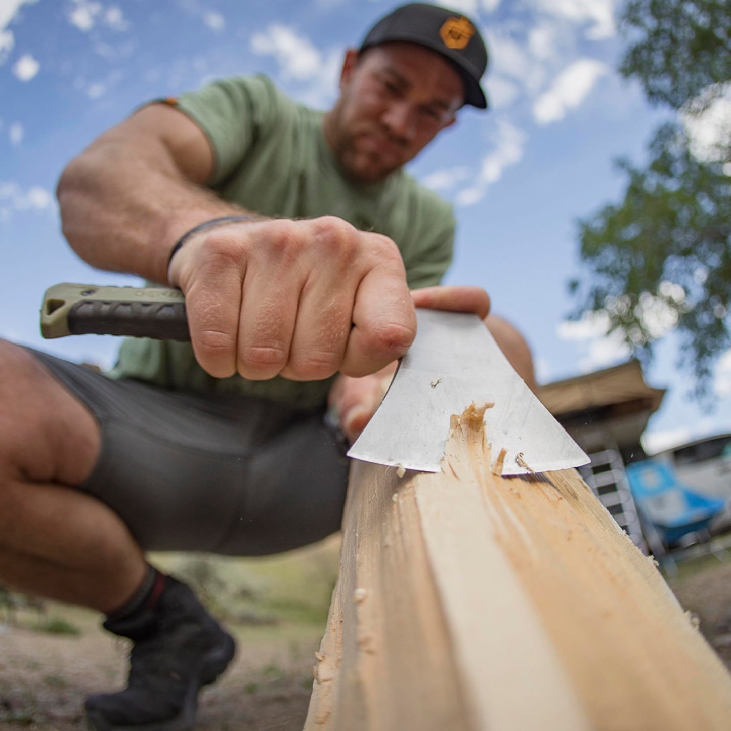 Gerber Gear Camp Setup Kit - Includes Pack Hatchet, Fire Starter & Stake-Out Camping Multitool - Premium Camping Equipment