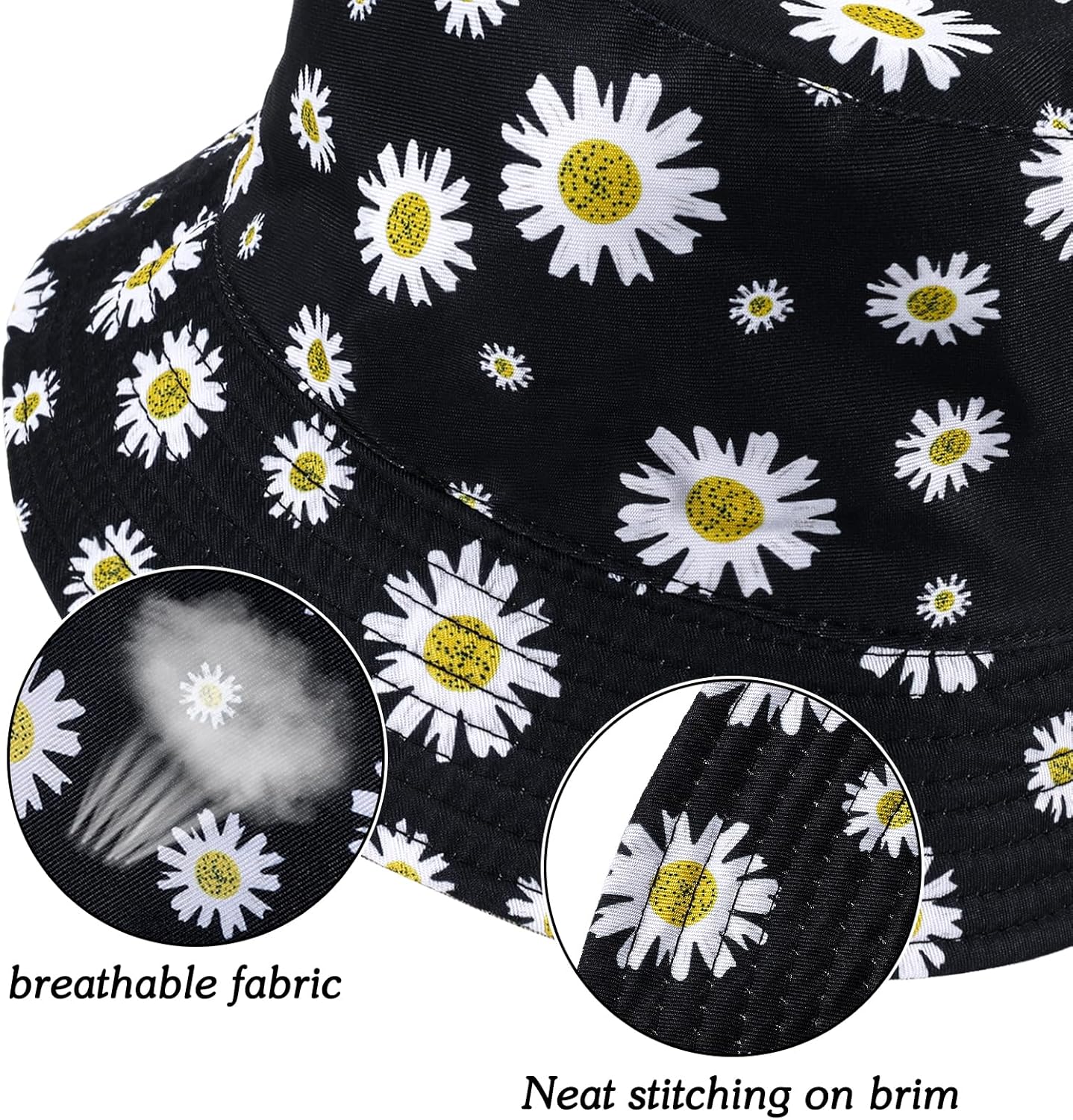 Reversible Cotton Sun Hat for Women | Summer Travel & Beach Fishing Cap