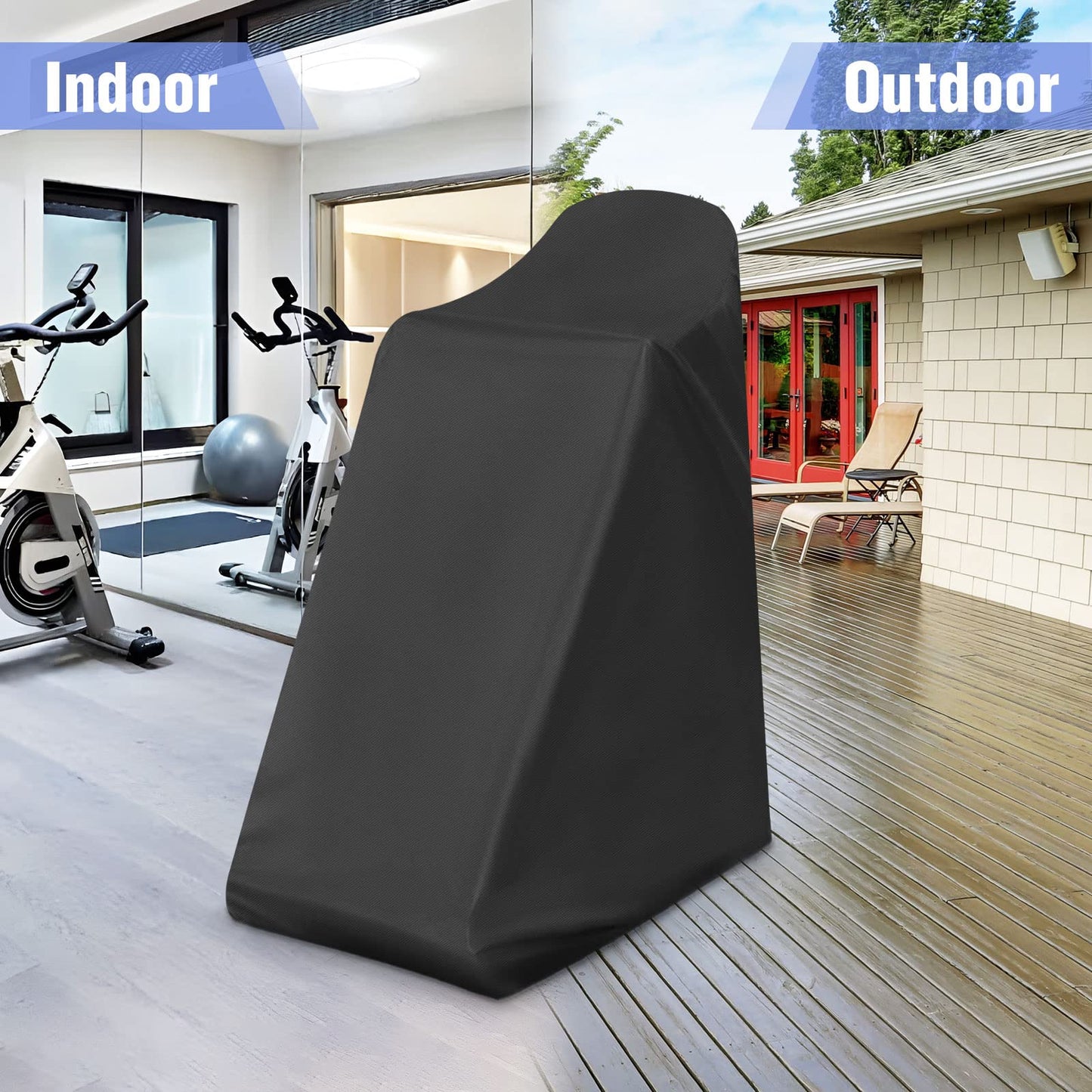 Kingling Cover for Inversion Table, Inversion Table cover Waterproof Outdoor Fits for Most Inversion Tables / Inverted Table / Inversion Chair / Inversion Bench Equipment -47''L x 28''W x 63''H inch