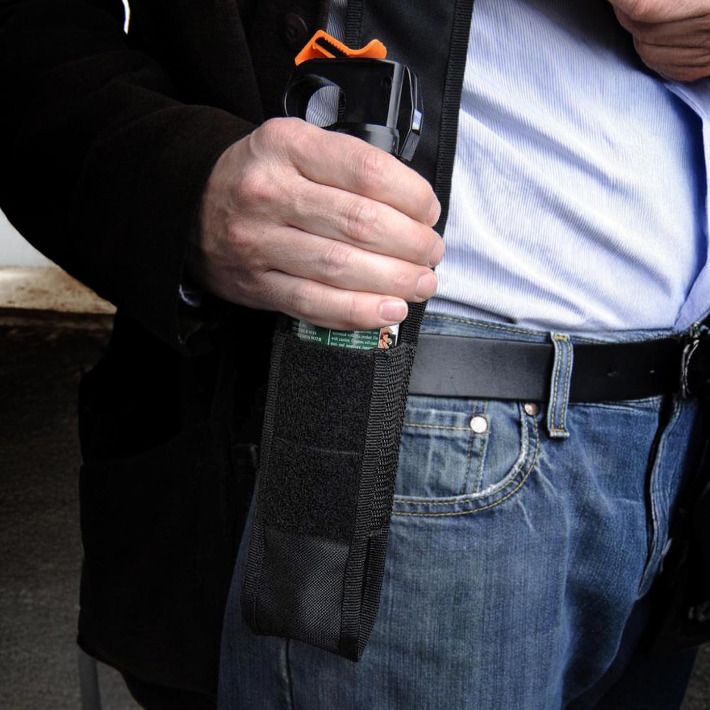 Mace Brand Bear Spray Holster – Designed to Fit the Mace Bear Pepper Spray – Includes Velcro Closure and Belt Loops, Perfect Accessory for Securely Carrying Your Pepper Spray, Made in USA