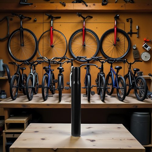 Black Bike Seat Post Steel 25.4mm for Tube Children Bike Chair Parts Kids Cycling Bike Handlebars 25.4 Inches