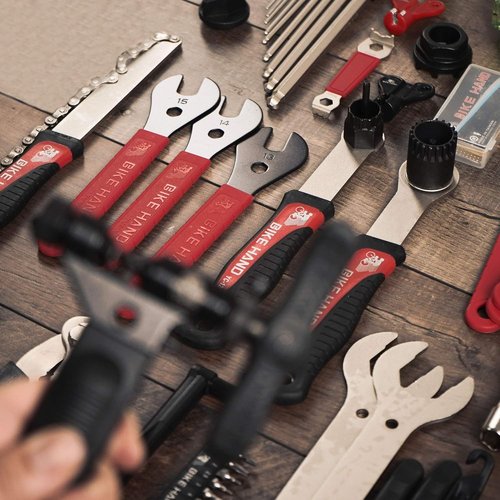 BIKE HAND 37pcs Bike Bicycle Repair Tool Kit with Torque Wrench - Quality Tools Kit Set for Mountain Bike Road Bike Maintenance in a Neat Storage Case