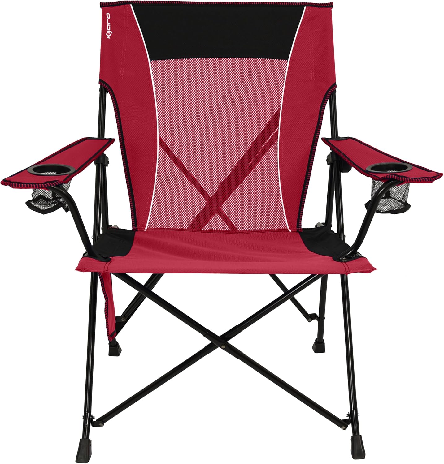 Kijaro Portable Camping Chairs - Enjoy the Outdoors with a Versatile Folding Sports Chair for Outdoor & Lawn - Dual Lock Feature Locks Position – Hallet Peak Gray