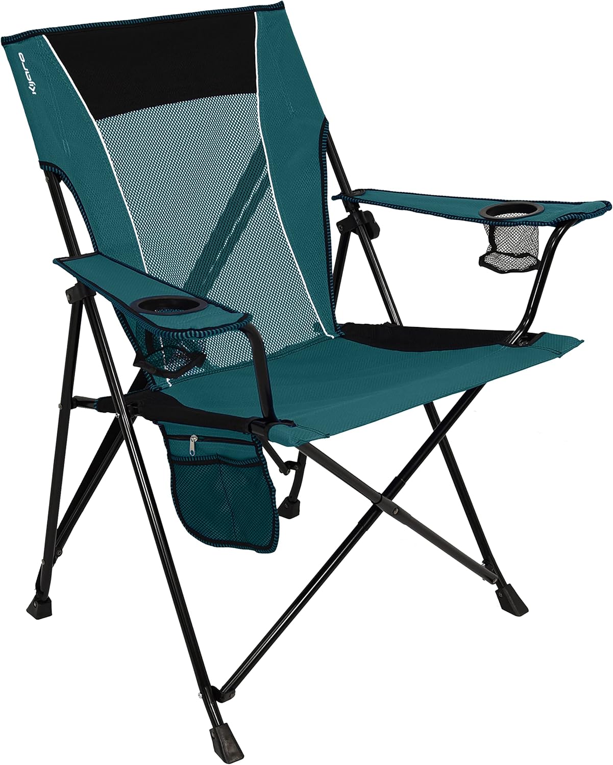 Kijaro Portable Camping Chairs - Enjoy the Outdoors with a Versatile Folding Sports Chair for Outdoor & Lawn - Dual Lock Feature Locks Position – Hallet Peak Gray