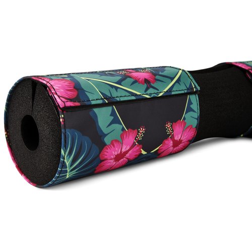 Harbinger Hip Thrust Bar Pad for Doing Hip Thrusters at Home and in The Gym for Olympic and Standard Bars - Floral