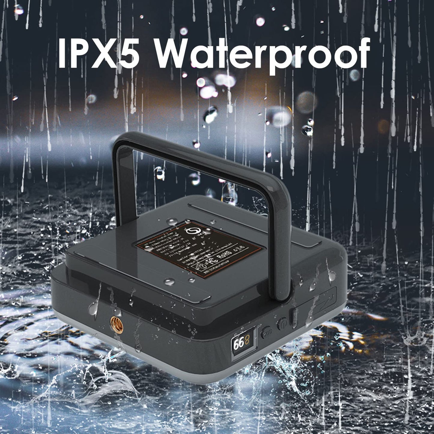 LED Camping Lantern Rechargeable,1000LM, 4 Light Modes,Waterproof,Portable Lanternwith Magnetic Base,13500mAh Emergency Light for Hurricane, Power Outages, Home, Hiking, Water-Resistant