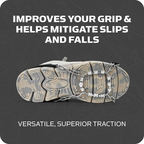 Yaktrax Diamond Go All Surface Traction Cleats for Walking on Ice and Snow