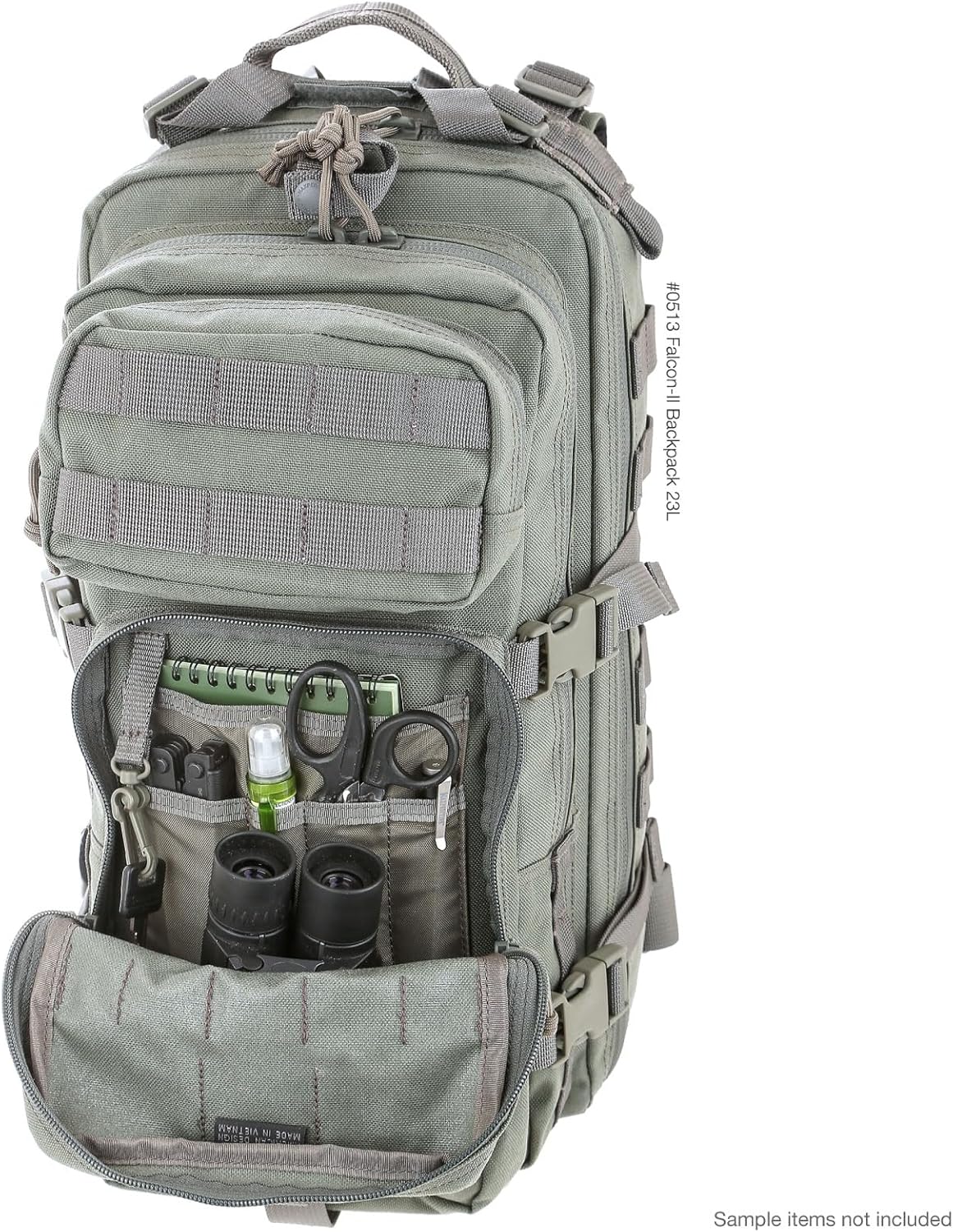 MAXPEDITION Falcon-II Backpack, 23L Tactical Backpack, Survival Pack, Bug Out Bag, MOLLE Go Bag for EDC, 0513