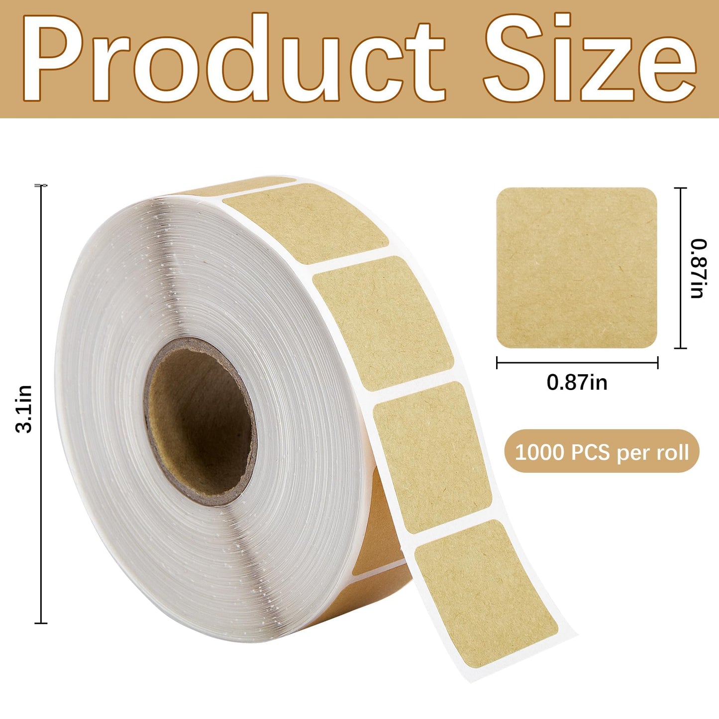 2000Pcs Square Target Pasters- Self-Adhesive Target Stickers-0.87" Shooting Labels for Pistol Shooting Range Targets (2)
