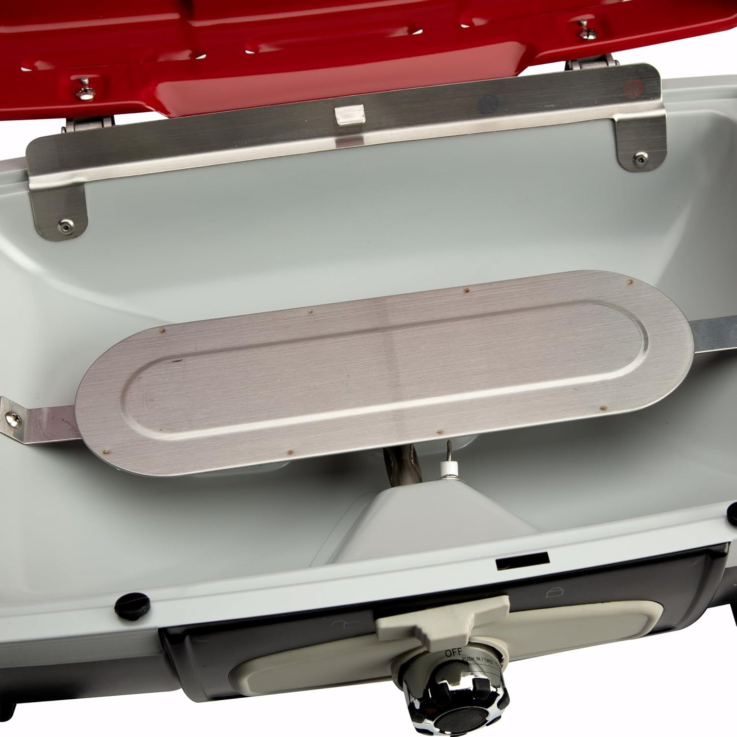 Portable Cuisinart Petite Gourmet Gas Grill - Compact 150 Sq. In. Propane BBQ with 5,500 BTU Burner, Folding Legs & Carry Handles
