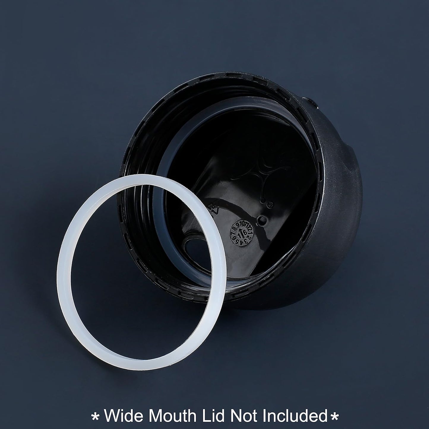 Greant 6 PCS O Ring for HydroFlask Wide Mouth Lid, 2'' to 2.3'' Rubber Seal for Hydro Flask Lid, fit Hydroflask Gasket Replacement, 3 Sizes for Different Lids
