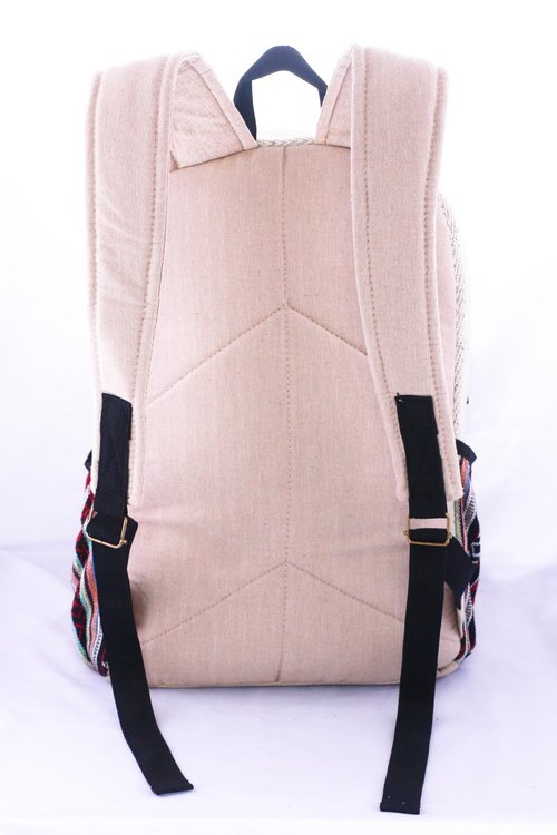 Anitya Hemp Backpack, Multi-Functional Pockets, Eco-Friendly, Unisex, Hiking Daypack, Durable Rucksack (AHLB08)
